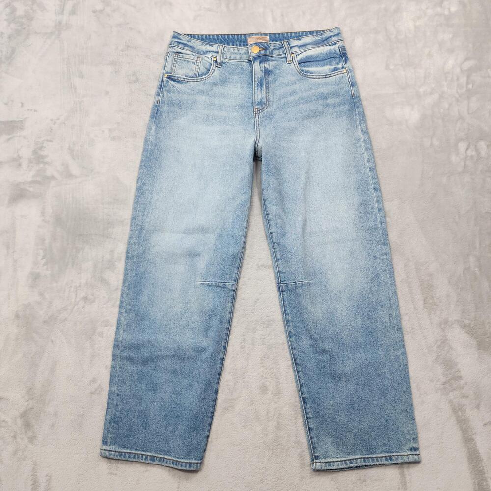 KUT From The Kloth Jeans Womens 8 Blue High Rise Ashton Barrel Leg Relaxed